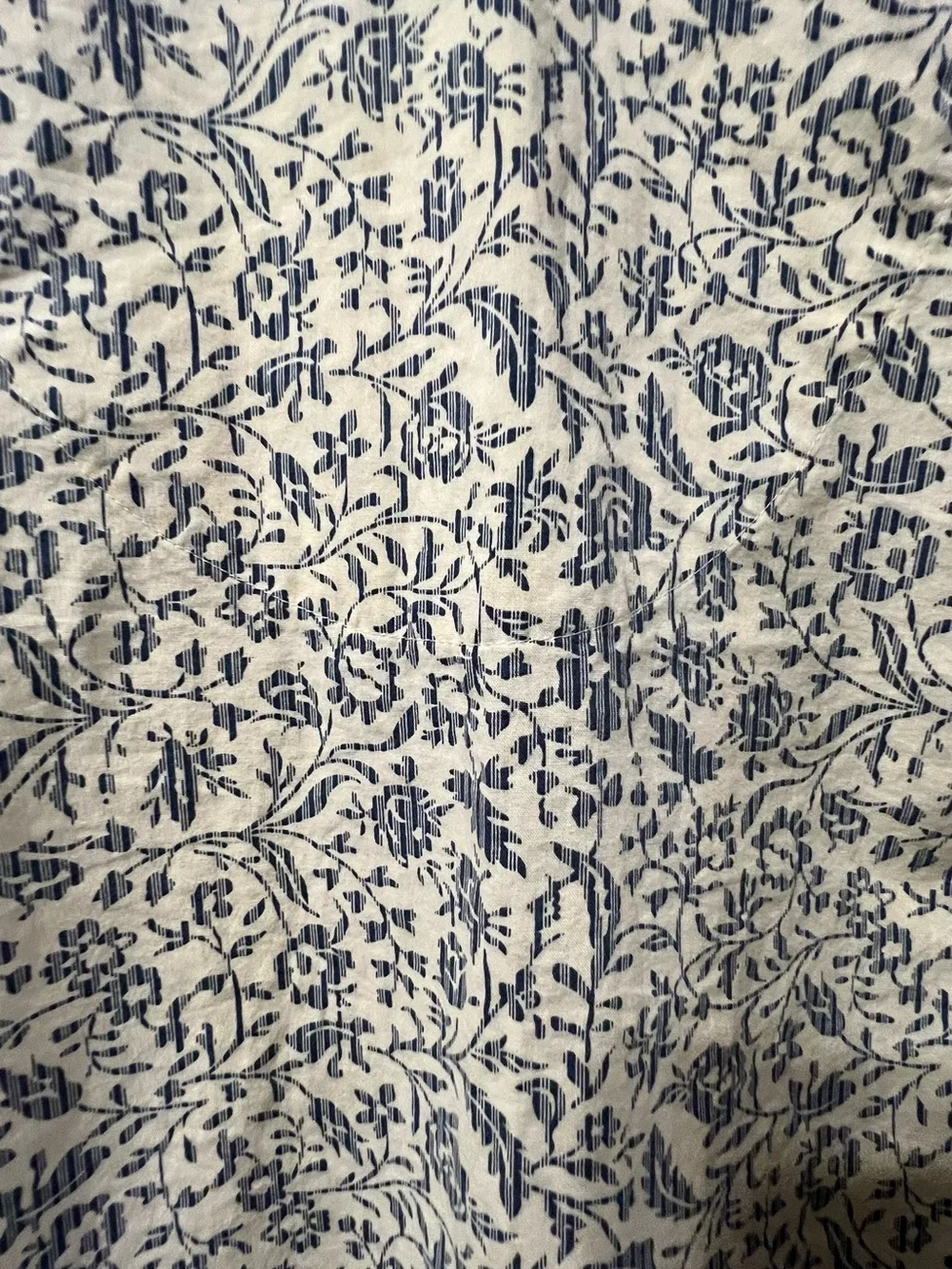 Lauren Ralph Lauren Paisley Cotton Pajama Sleep Shirt Small